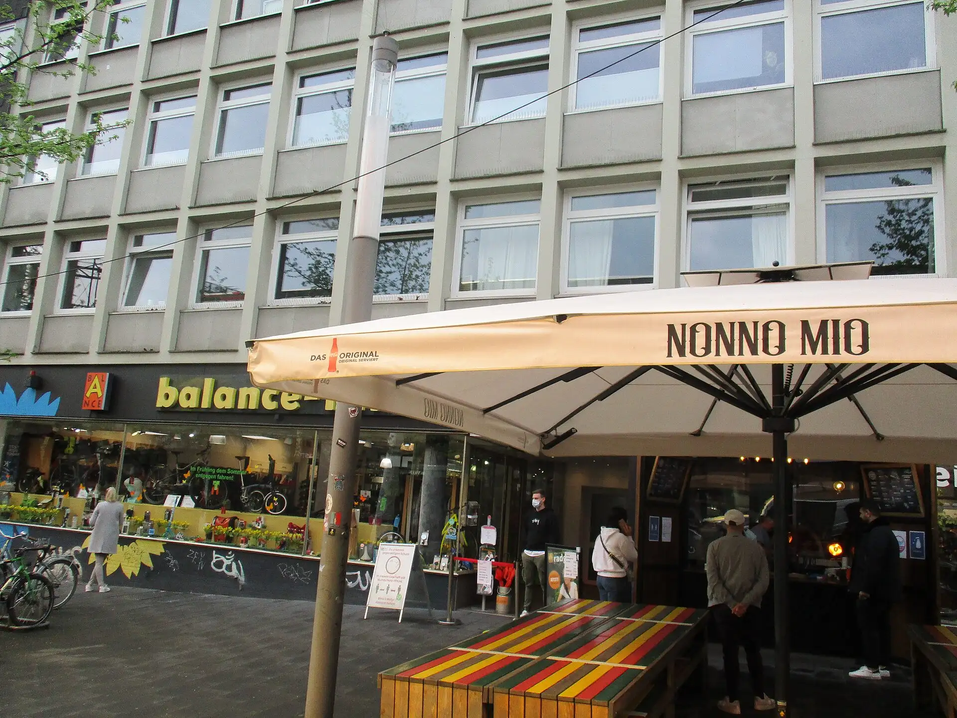 Nonno Mio - Neuer Sonnenschirm für die Aussenterrasse