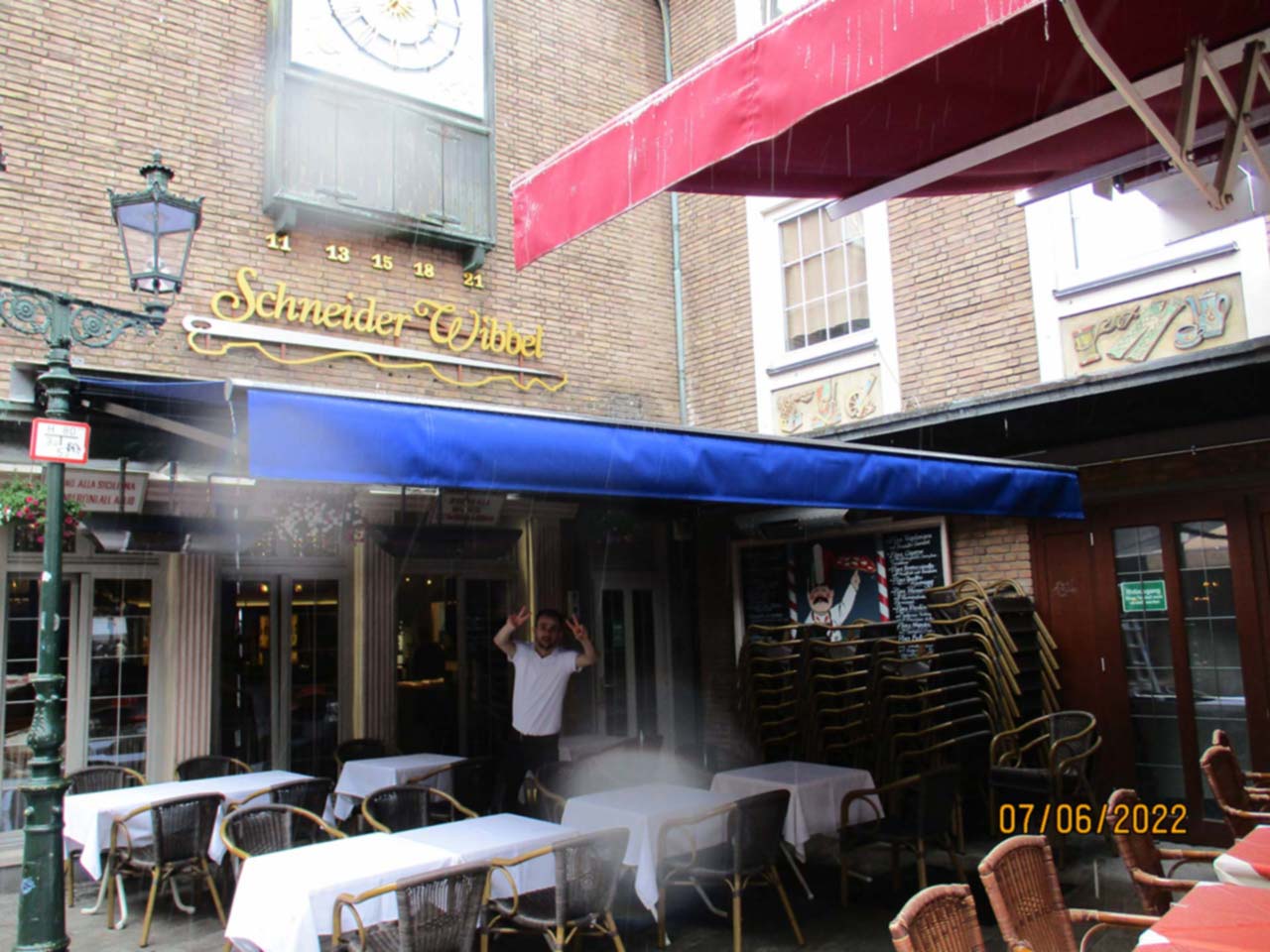 Neu Markise für das Restaurant Dal Sarto in Düsseldorf