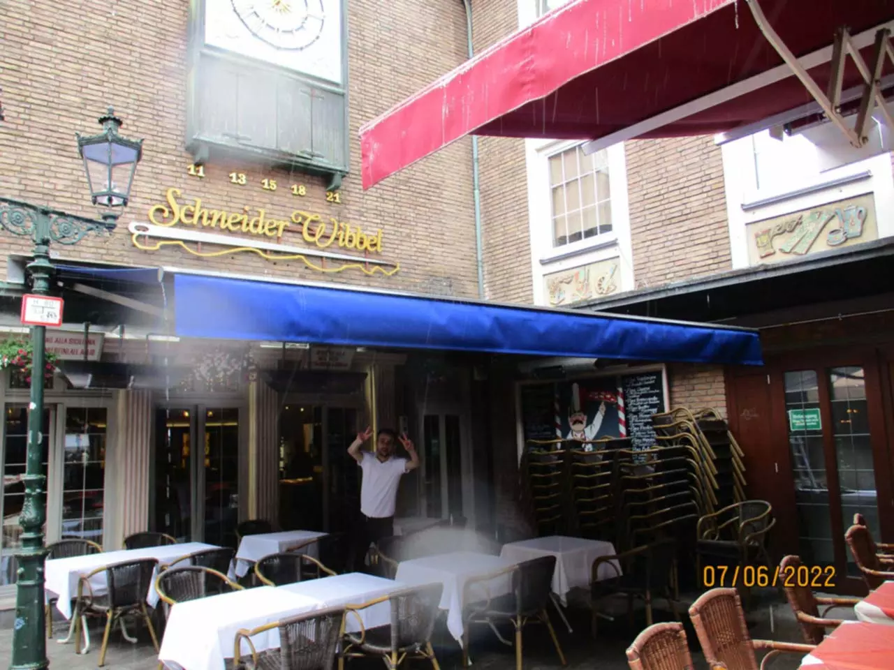 Neu Markise für das Restaurant Dal Sarto in Düsseldorf
