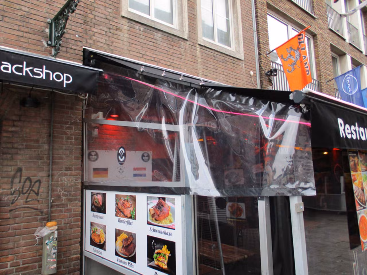 Neue Markise und Windschutz für die Hexe in Düsseldorf