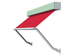 WAREMA Fenster-System-Markise mit Fallarm